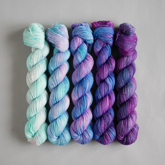 I'll Be Your Mermaid Fade - Sock/DK 100, 50 and 20g