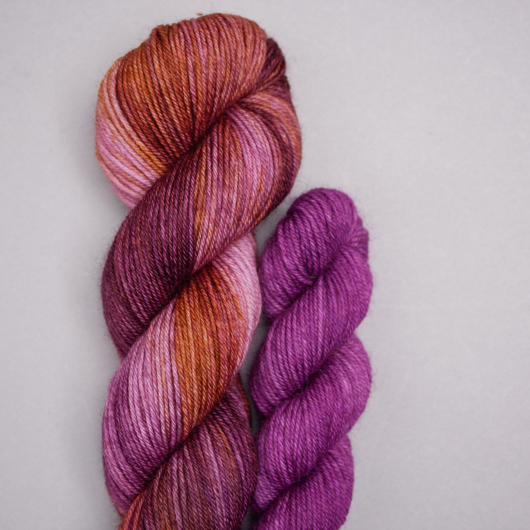 Gingerplum - Sock - Sparkle - DK - 100g Skein