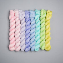 Load image into Gallery viewer, PASTEL Untamed Mini Skein Solid Set - Sock - 8 x 20g