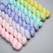 Load image into Gallery viewer, PASTEL Untamed Mini Skein Solid Set - Sock - 8 x 20g