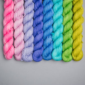 MID Untamed Mini Skein Solid Set - Sock - 8 x 20g